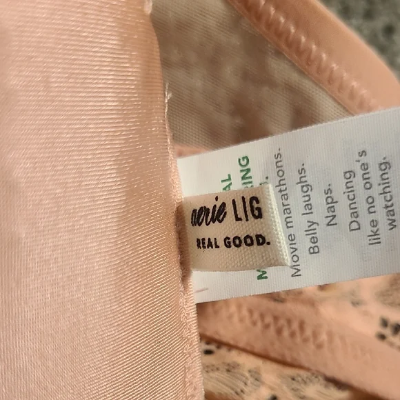 AERIE Lace Bralette in Peach - Picture 4 of 7